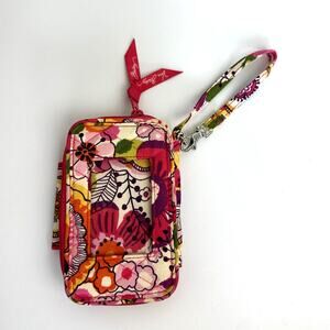 Vera Bradley All-in-One Wristlet Wallet Phone Case – Pink Multicolor‎ Floral